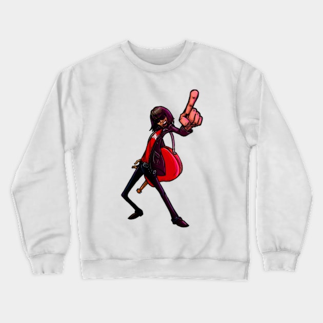 Rock and roll Crewneck Sweatshirt by Artbylukus